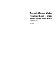 Arcade Game Maker Product Line – User Manual for Brickles