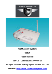 GSM Alarm System S3526 User Manual Ver 1.2 Date Issued: 2009