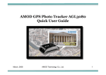 AMOD GPS Photo Tracker AGL3080 Quick User Guide