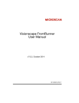 Visionscape FrontRunner User Manual