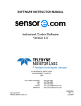 sensor-e ® com User Manual