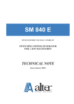 SM840E user manual