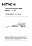 DEMOLITION HAMMER MODEL H 65
