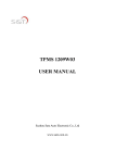 TPMS 1209W03 USER MANUAL - Tire Pressure Monitoring System