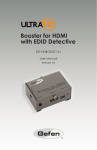 Booster for HDMI with EDID Detective