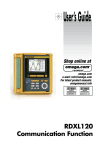 RDXL120 Communication Function Manual