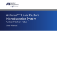 ArcturusXT™ Laser Capture Microdissection System AutoScanXT