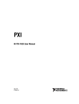 NI PXI-1033 User Manual