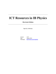 ICT Resources in IB Physics