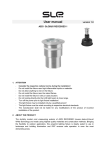 AEDI GLOBUS RECESSED 1 user manual