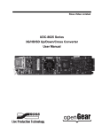 UDC-8625 User Manual