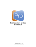 ProPresenter 6 Manual