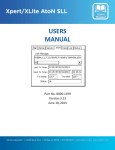 Xpert/XLite AtoN SLL Users Manual