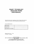 MOISTURE PROBE USER MANUAL.