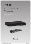 1TB Freeview HD TV recorder