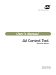 JAI Control Tool Operation Manual