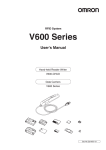 V600-CHUD RFID System User`s Manual
