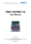 FMC116/FMC112 User Manual