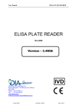 ELISA PLATE READER - DIAsource Immunoassays