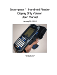 Encompass 1i Handheld Reader Display Only Version User Manual