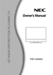 Users Manual - HDTV Review