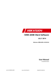 Hikvision iVMS-4200 v2.02.00.04 User Manual July 2014