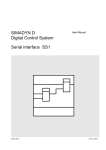 SIMADYN D Digital Control System Serial interface SS1