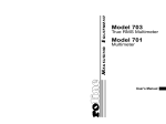 Model 703 Model 701