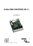 ArtNet DMX-UNIVERSE DR 4.1