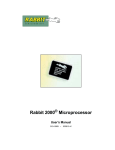 Rabbit 2000 ® Microprocessor User`s Manual