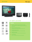 37” HDTV LCD ATSC - Vox Technologies
