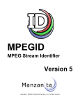 MPEGID User`s Manual, V 5