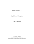 ROBO-8710VLA User`s Manual