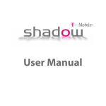 HTC Shadow II Manual