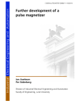 Further development of a pulse magnetizer - IEA