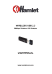 WIRELESS USB 2.0 USER MANUAL