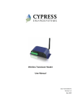 Wireless Transducer Reader User Manual
