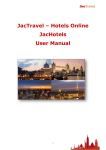 JacHotels User Manual 2014