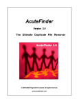 AcuteFinder - User manual