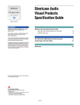 Steelcase Audio Visual Products Specification Guide