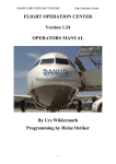 FLIGHT OPERATION CENTER Version 1.24 OPERATORS