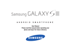 Cricket R530 Samsung Galaxy S III User Manual