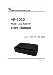 VR-3030 User Manual