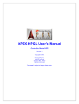 APEX-HPGL User`s Manual - Newing