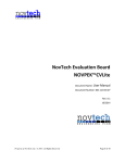 NovTech Evaluation Board NOVPEK™CVLite