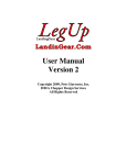 User Manual Version 2 - LegUp by Chopper Design