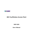 WAP-4033 Manual - PLANET Technology Corporation.