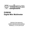 Operation Manual of DVM300