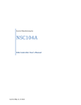 NSC104A Manual