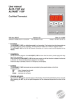 User manual ALFA 11DP and ALFANET 11DP